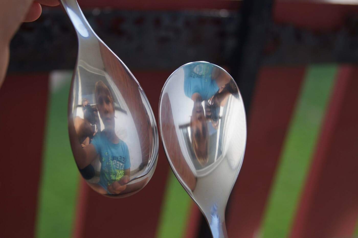 Reflections on a spoon