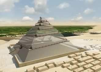 Kaldtee Cheopsi püramiidi külgedel