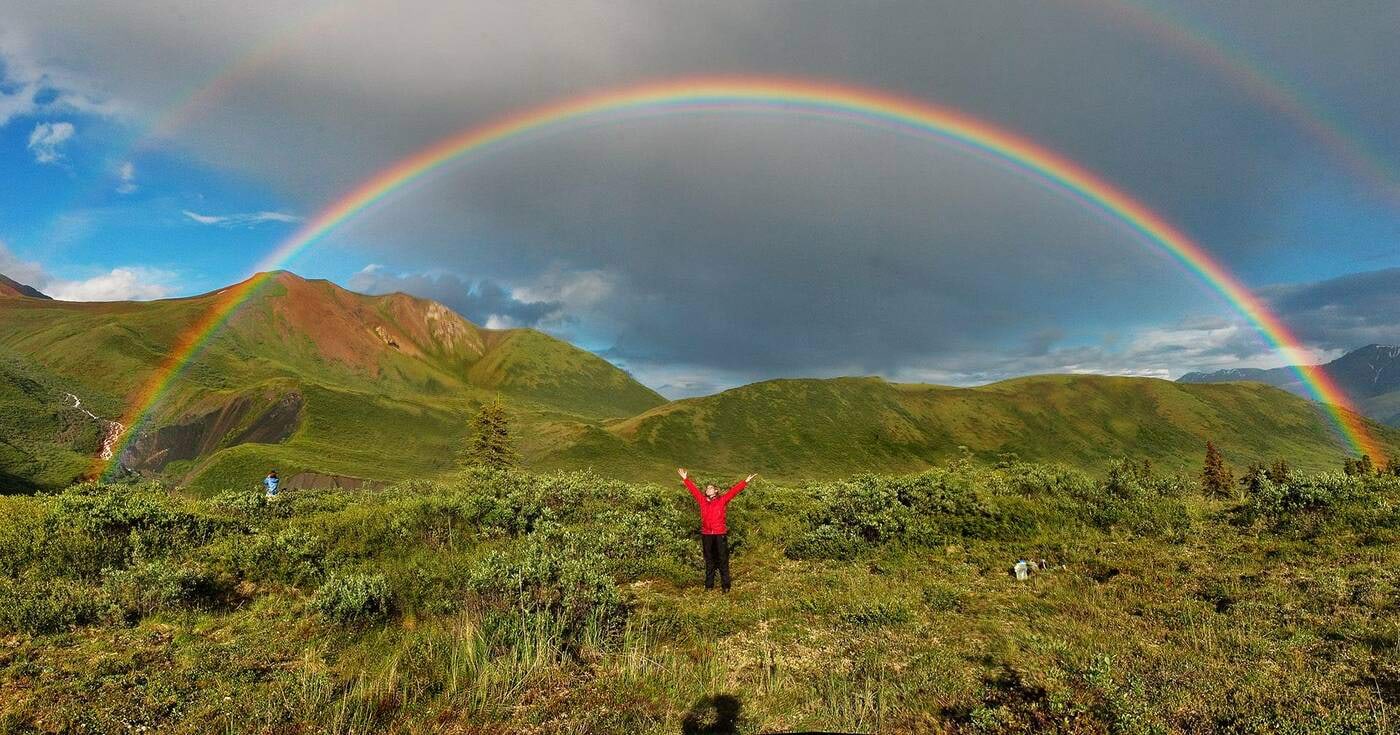 The double rainbow and human wonderment