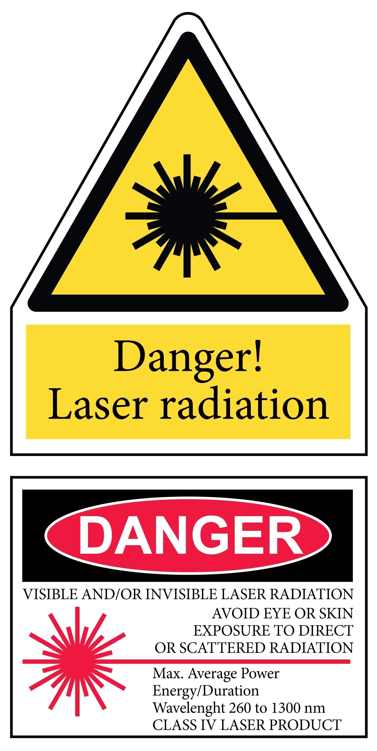 Laseri hoiatussilt