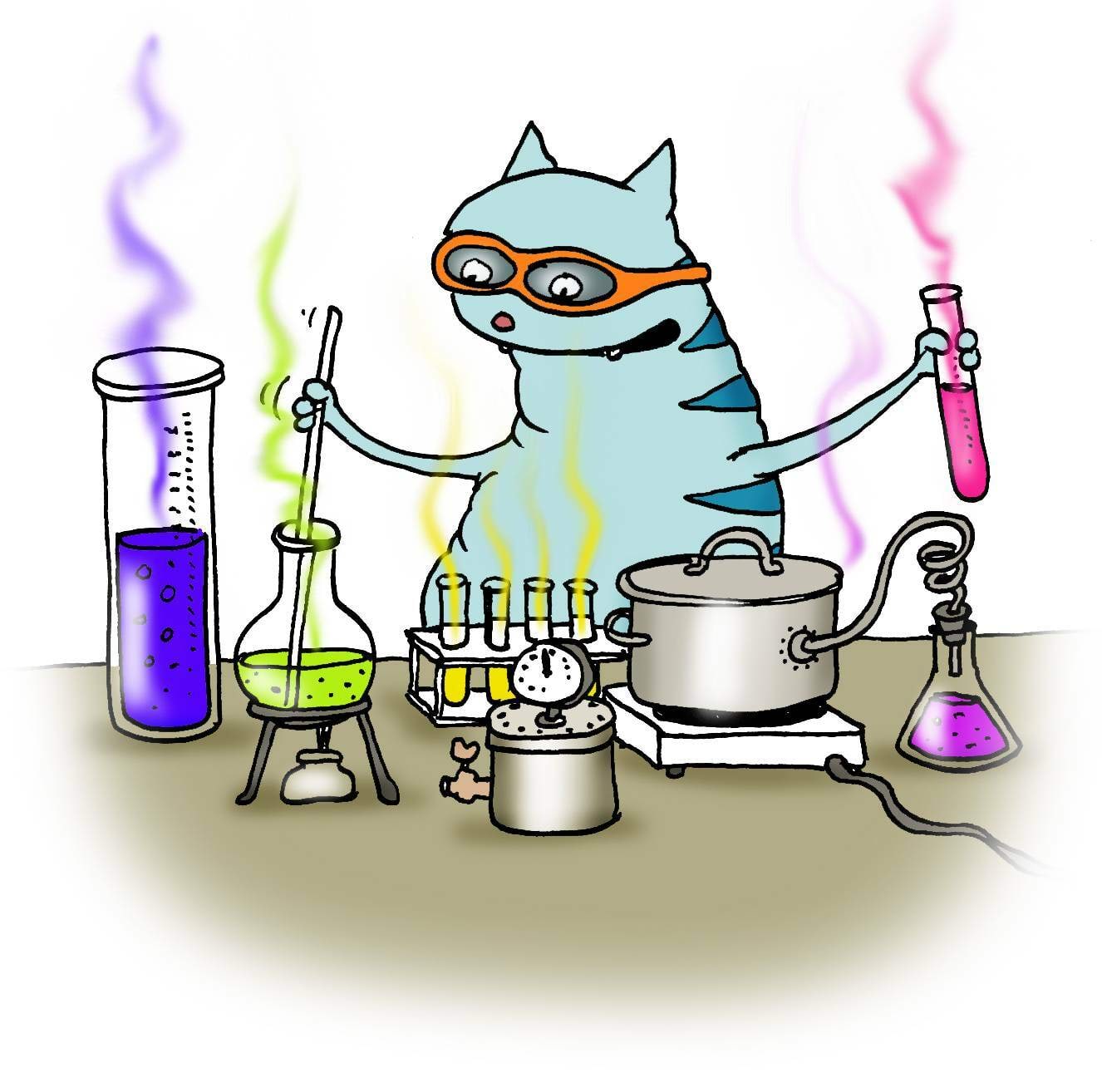 Kass teeb keemiat